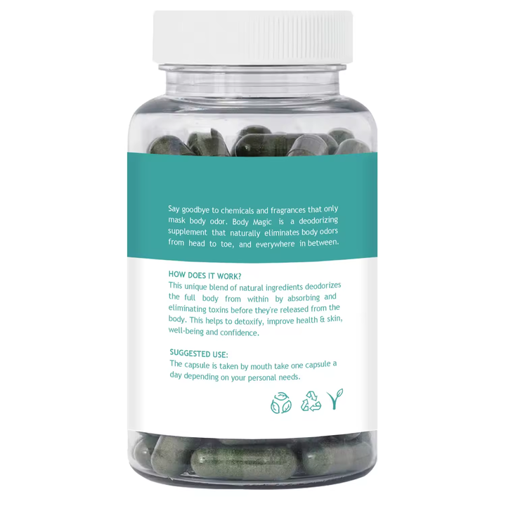 Body Magic Chlorophyll Capsules Steady Energy Support Greens