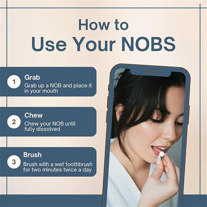 NOBS Toothpaste Tablets with 5% Nano Hydroxyapatite